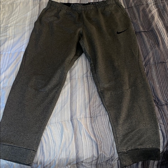Nike Dri-Fit  Charcoal Joggers - Picture 1 of 3